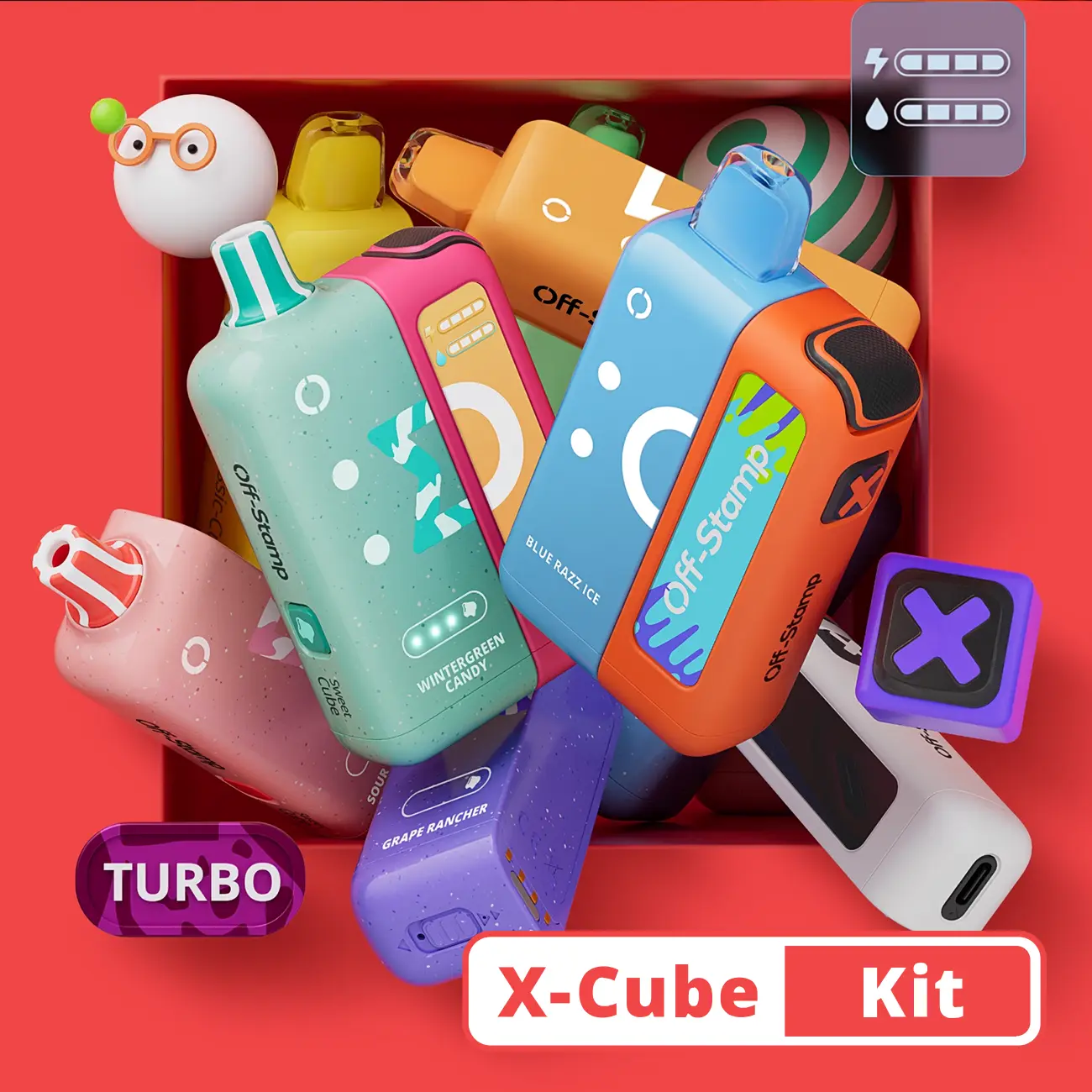 Off stamp x cube disposeable pod kit