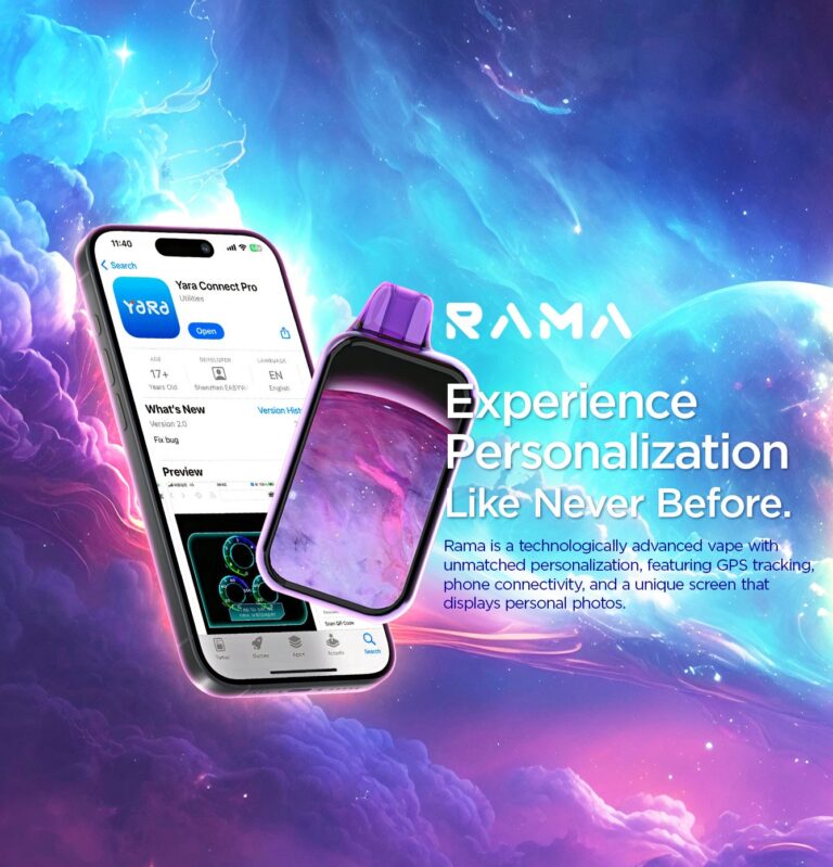 Rama vape tl16000 bluetooth connectivity