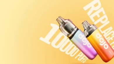 Dojo blast 10k vape pod kit with dual container system