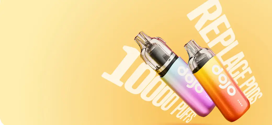 Dojo blast 10k vape pod kit with dual container system