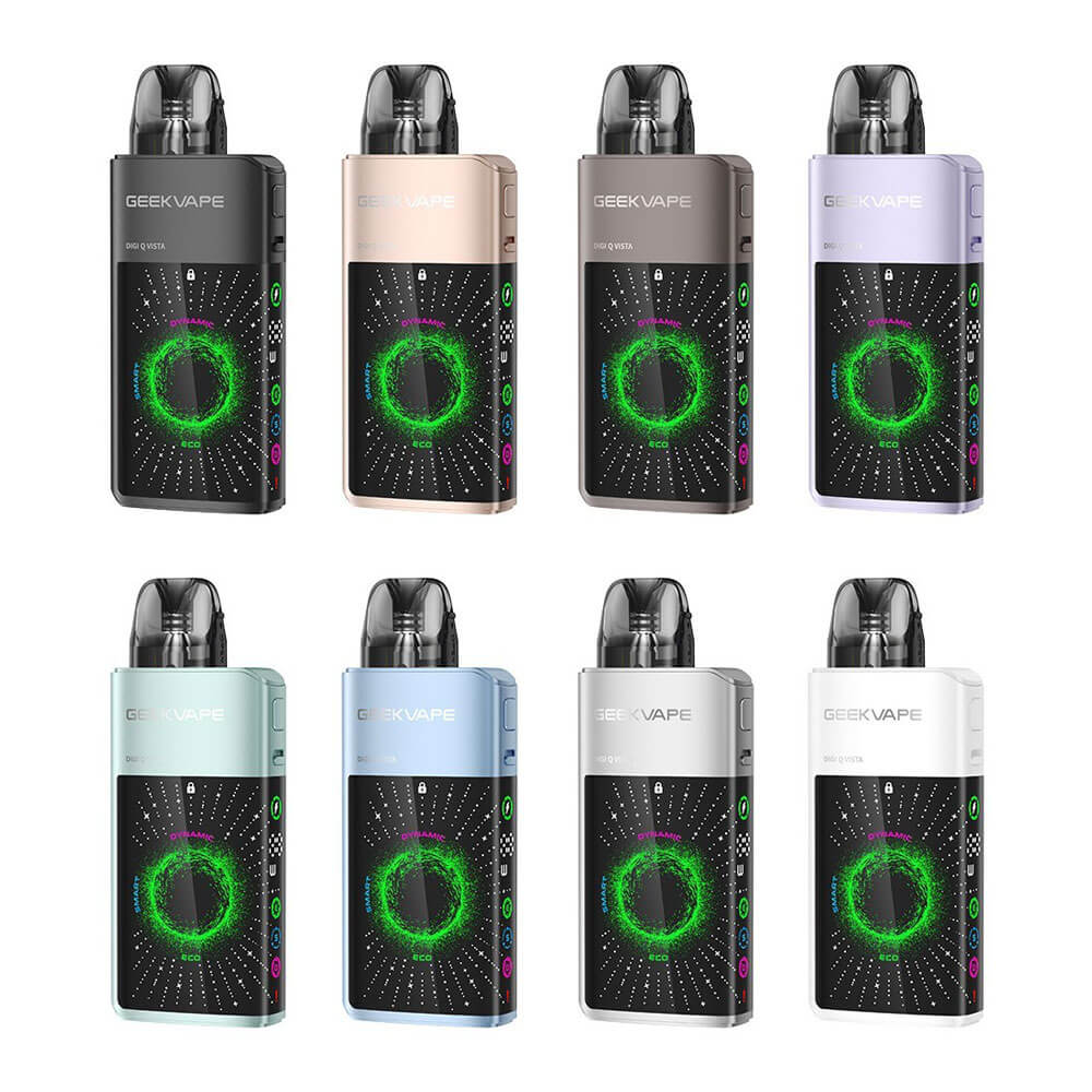 Geek vape digi q vista pod system front view
