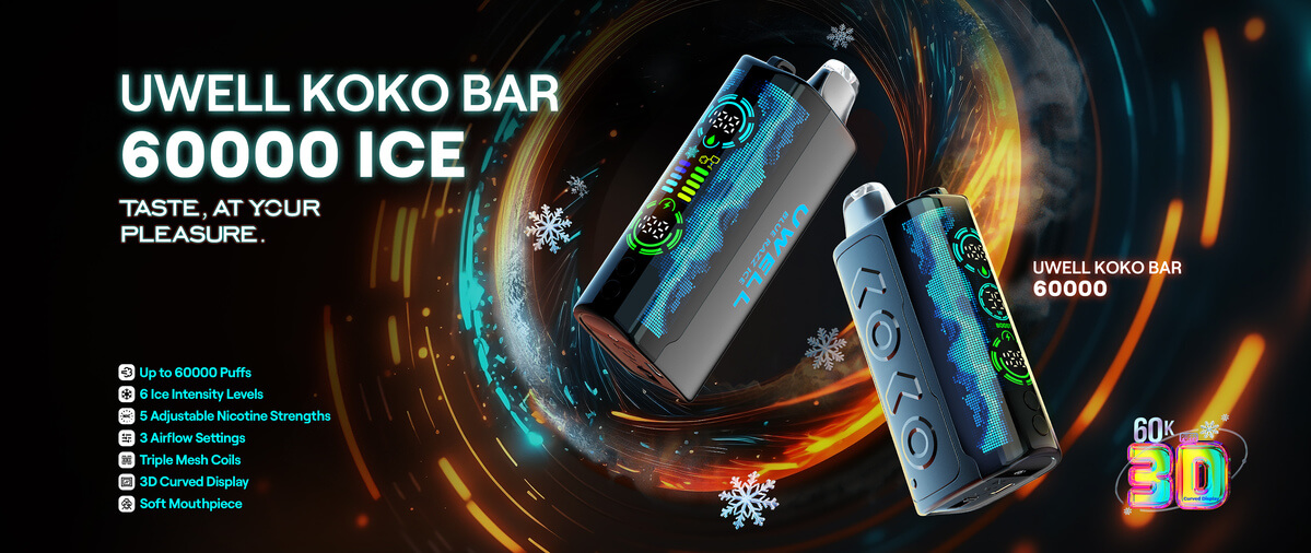 Uwell koko bar 60k ice puffs disposable vape
